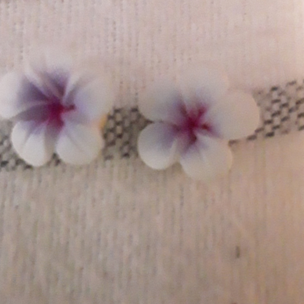 Flower earrings - Picture 2 of 2